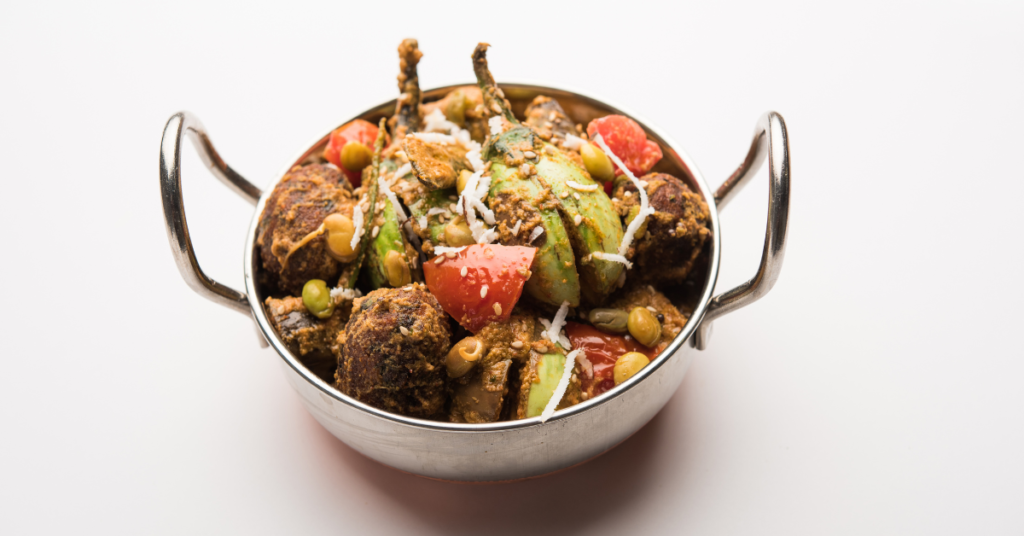 Undhiyu Gujarati mixed vegetable dish