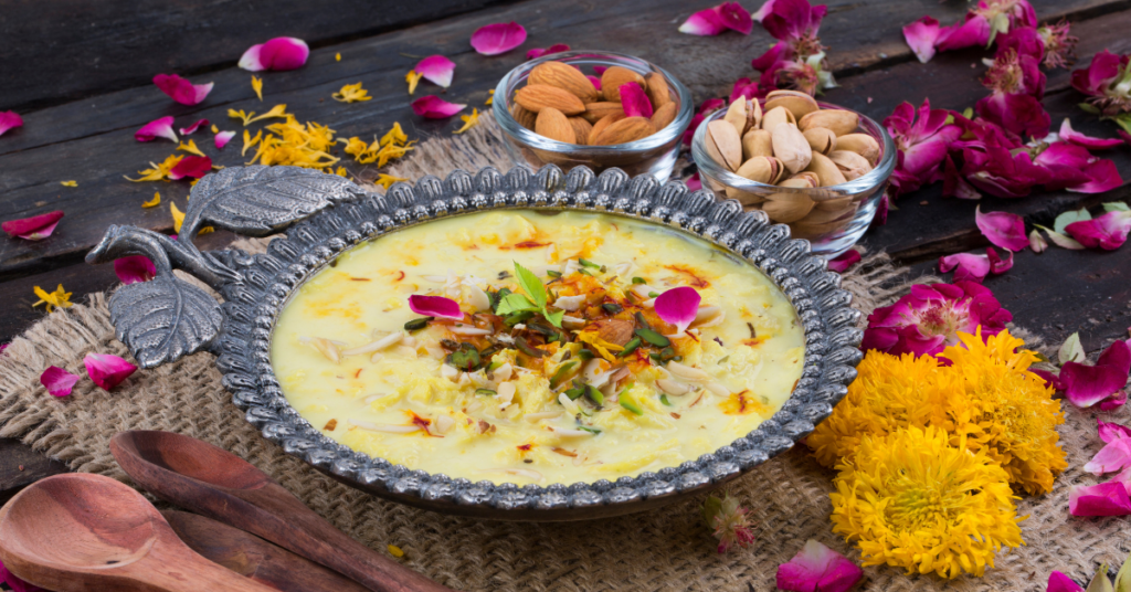 Basundi a rich creamy Indian sweet